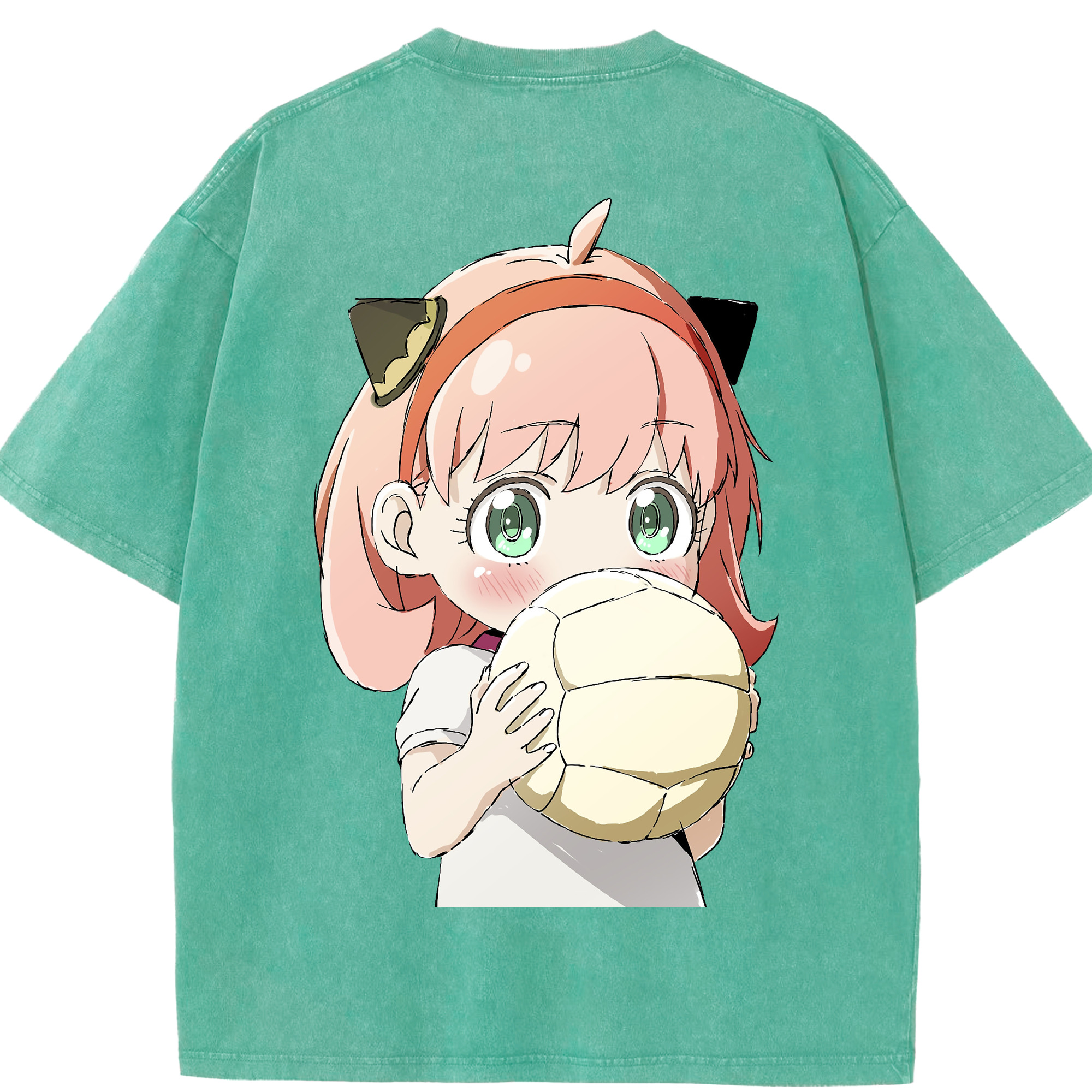 （画像用） SPY×FAMILY间谍家家酒 綿100% ヴィンテージ風 半袖Tシャツ（背面プリント）